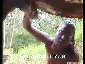 horse and a slutty ebony